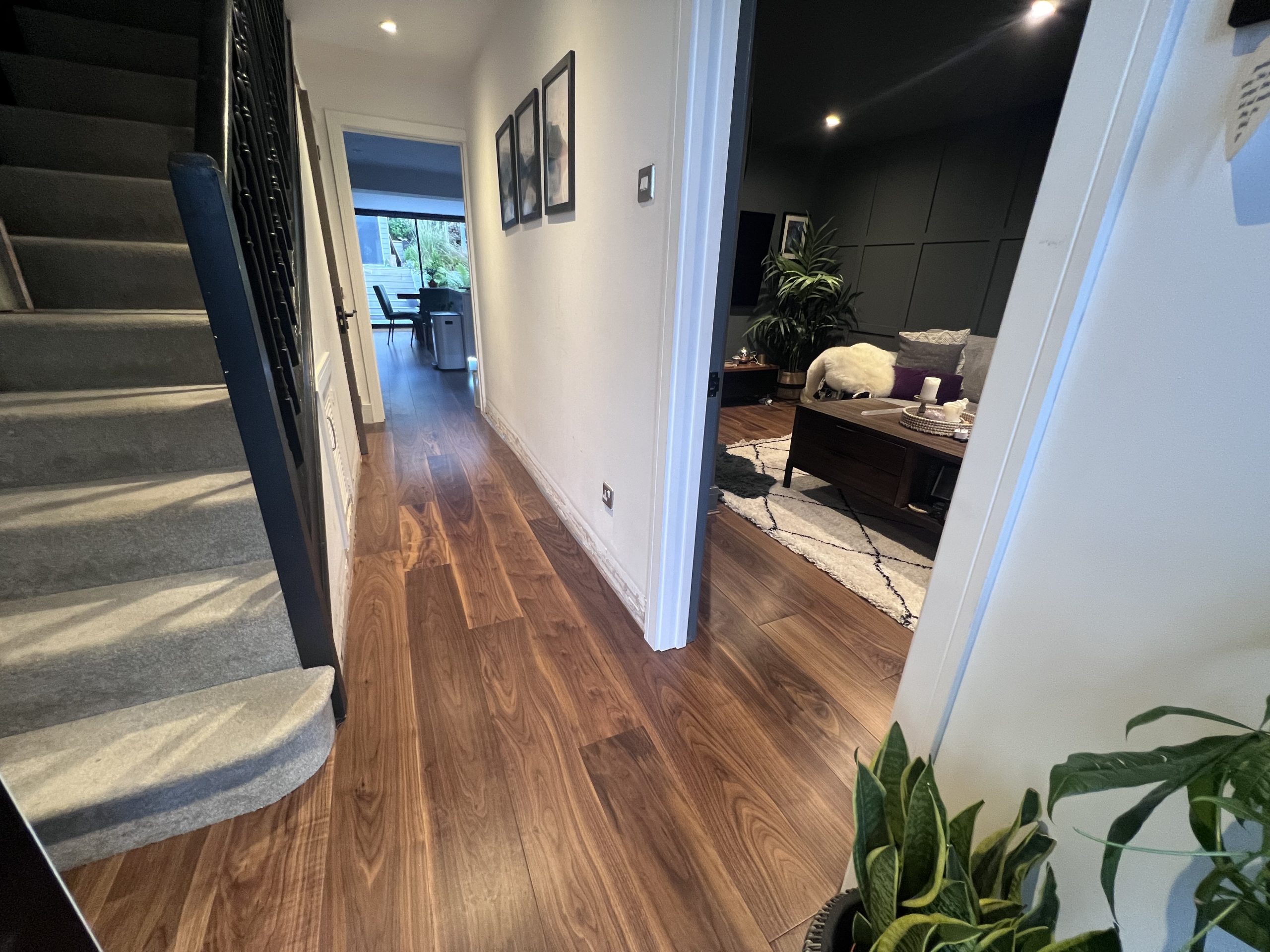Finished flooring